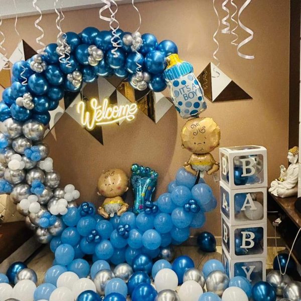 welcome-baby-balloon-decoration