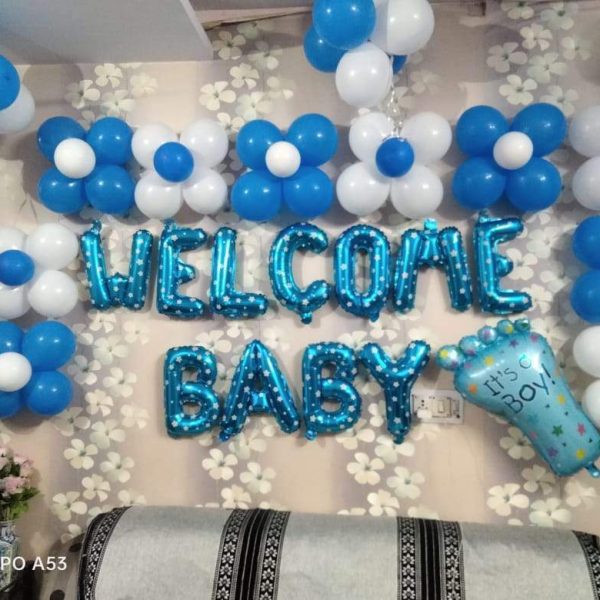 welcome-baby-balloon-decoration